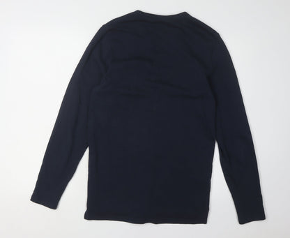 Unisex Adults UK Size S JACK & JONES Blue Pullover Sweatshirt