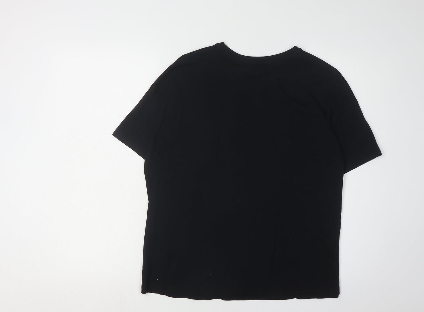 Unisex Adults UK Size S NBA Black Basic T-Shirt