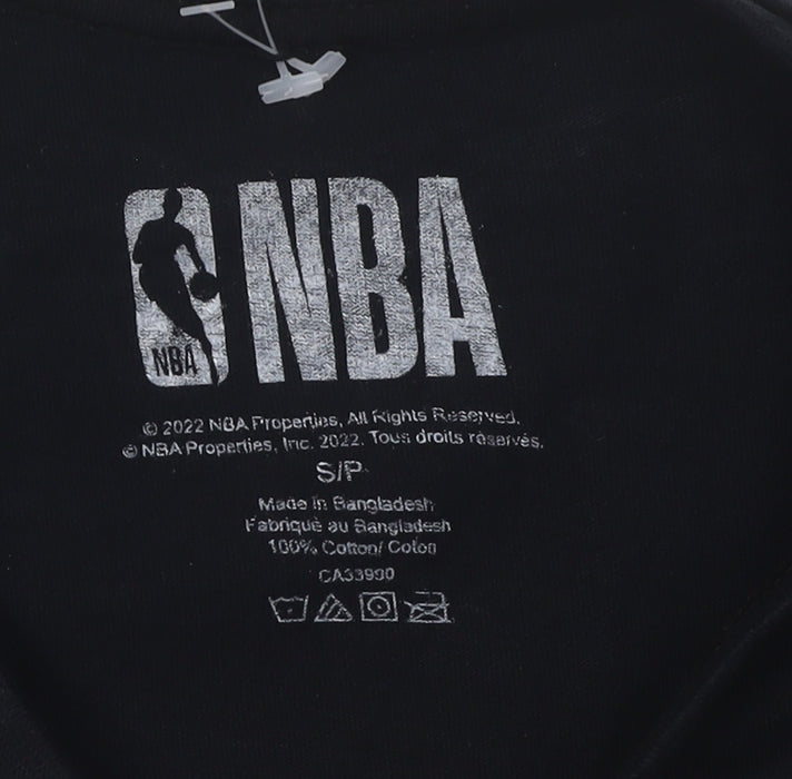 Unisex Adults UK Size S NBA Black Basic T-Shirt
