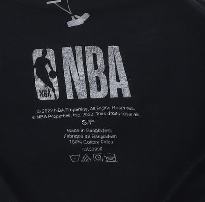 Unisex Adults UK Size S NBA Black Basic T-Shirt