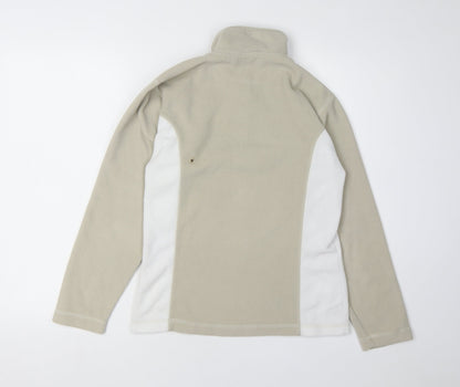 Trespass Boys Beige 1/2 Zip Fleece Sweatshirt L