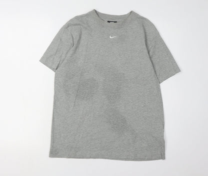 Unisex Adults UK Size XS Nike Grey Basic T-Shirt