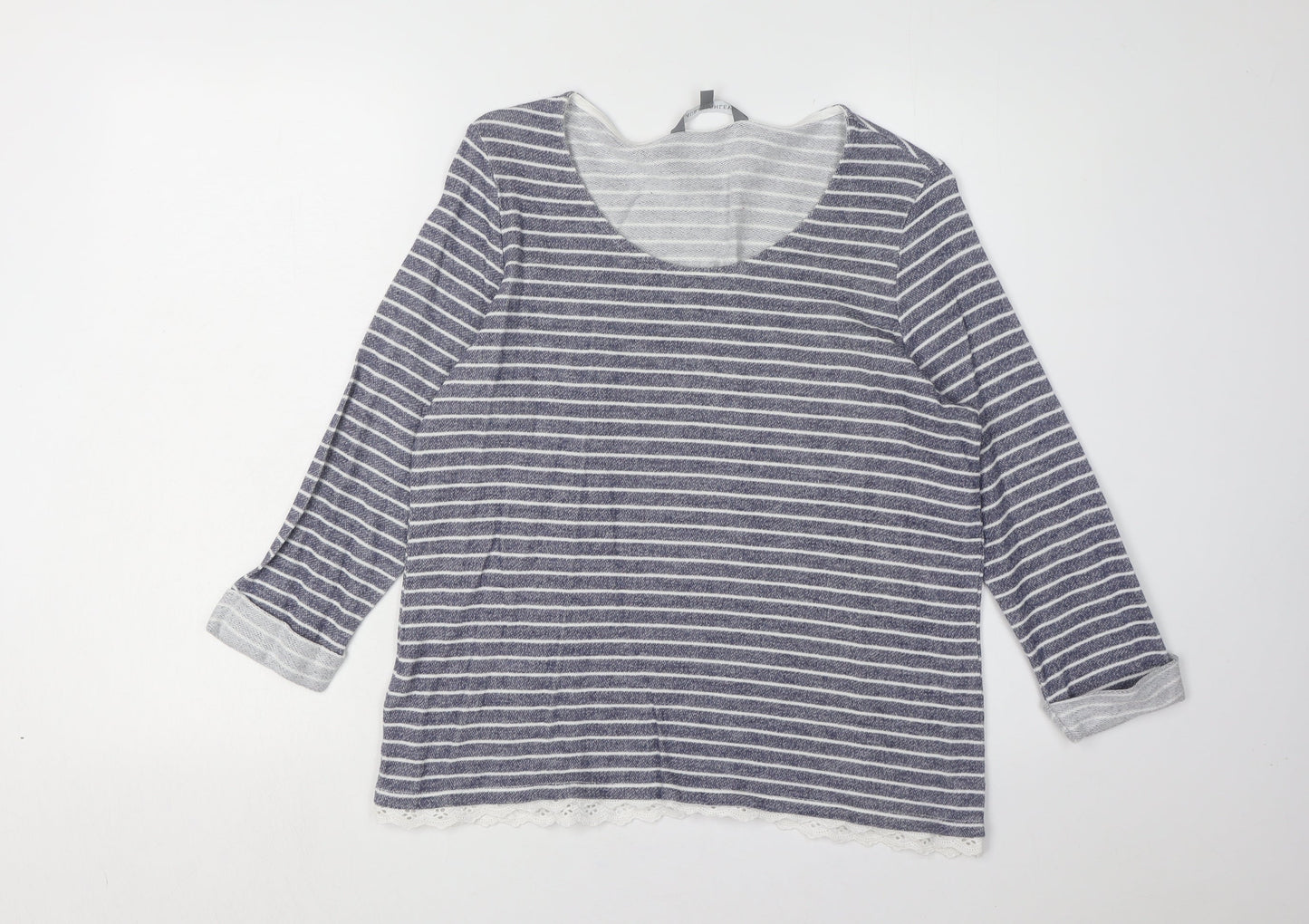 Womens UK Size 16 Laura Ashley Blue  T-Shirt