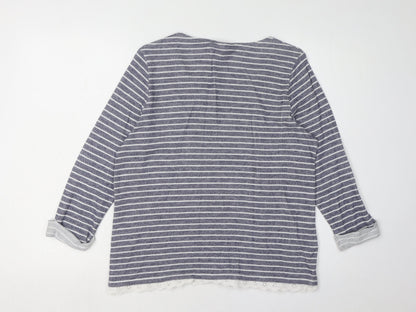 Womens UK Size 16 Laura Ashley Blue  T-Shirt