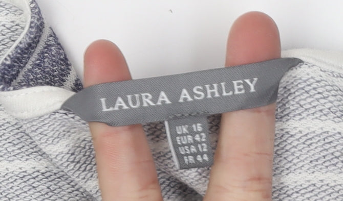 Womens UK Size 16 Laura Ashley Blue  T-Shirt