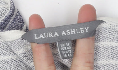 Womens UK Size 16 Laura Ashley Blue  T-Shirt