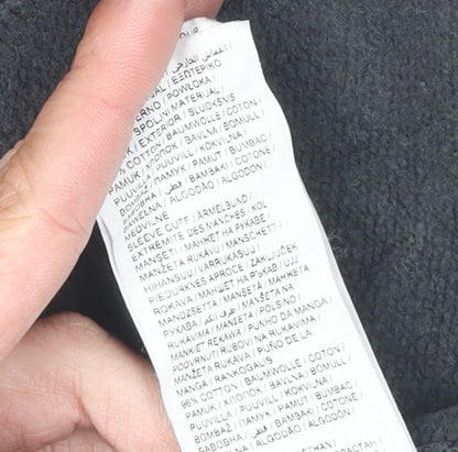 Puma Black Unisex Adults M Hoodie Logo Casual