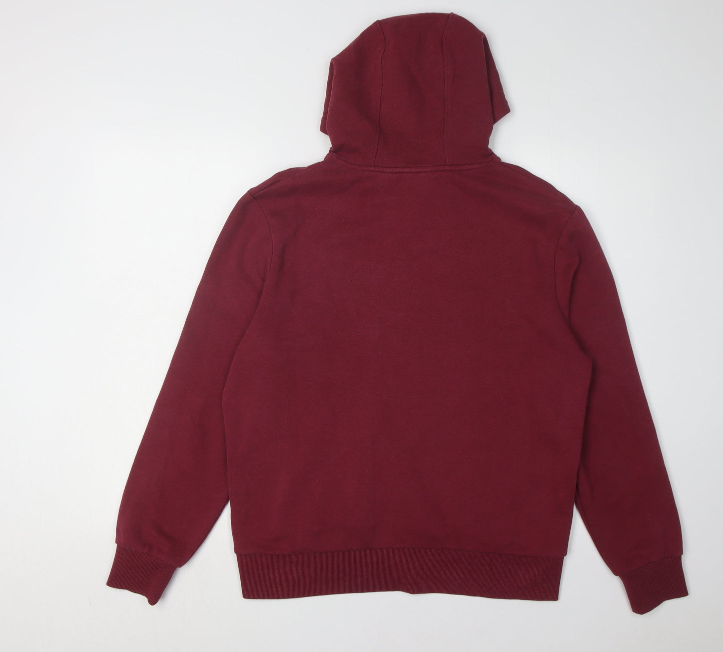 Mountain Warehouse Unisex Red Hoodie, Size 10, Nature Print