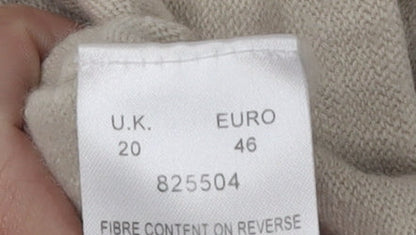 Eastex Women's Beige Embroidered Short Sleeve Top