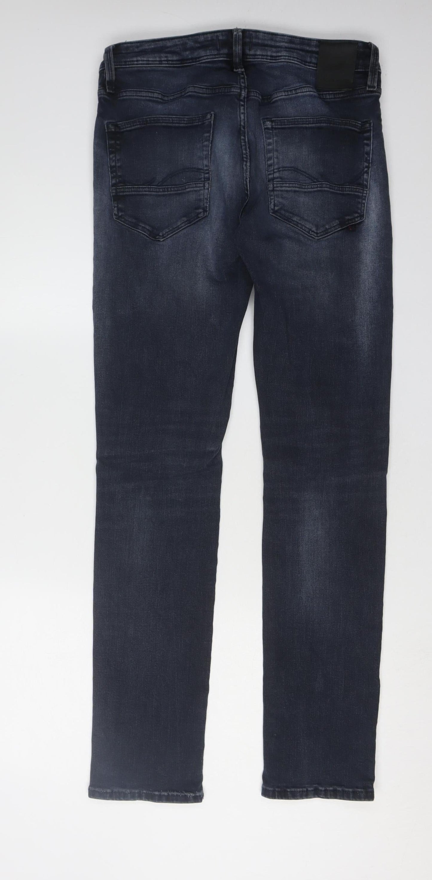 Jack & Jones Men's Blue Straight Jeans W32 L34