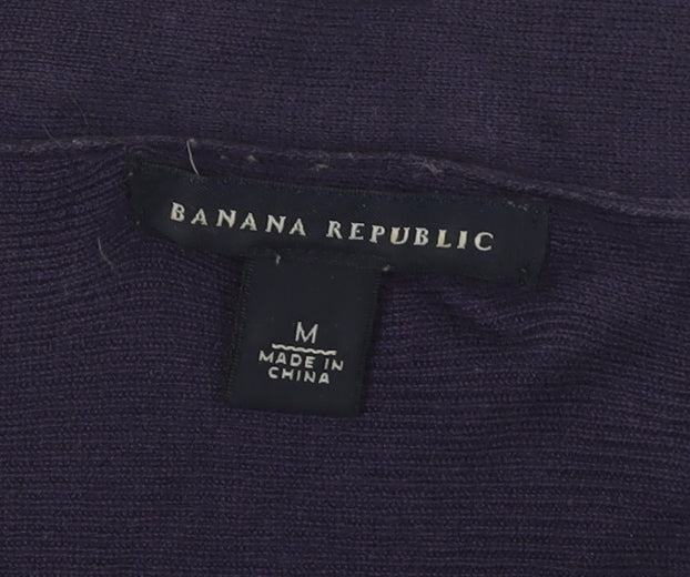 Womens UK Size M Banana Republic Purple Cardigan Jumper