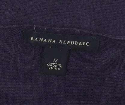 Womens UK Size M Banana Republic Purple Cardigan Jumper