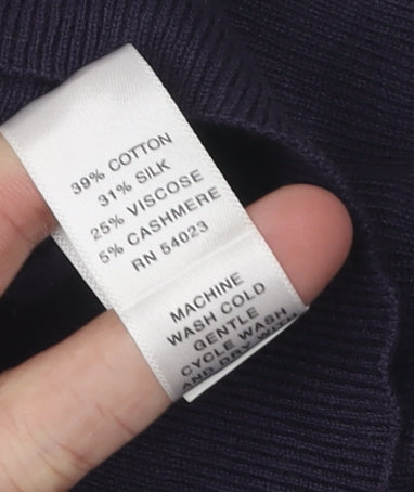 Womens UK Size M Banana Republic Purple Cardigan Jumper