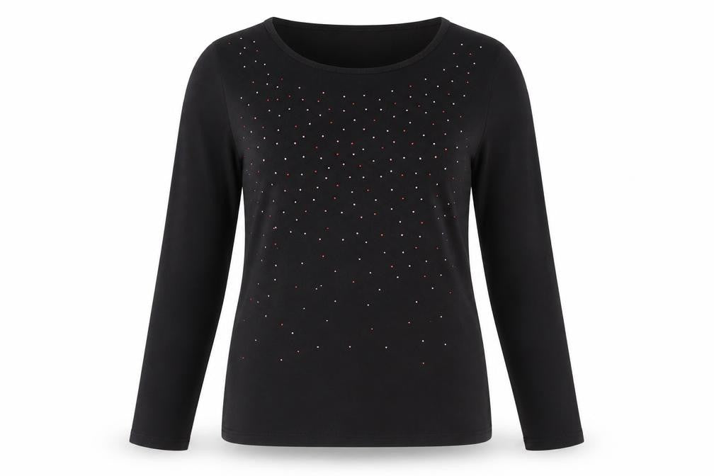 Womens UK Size 12 Laura Ashley Black  T-Shirt