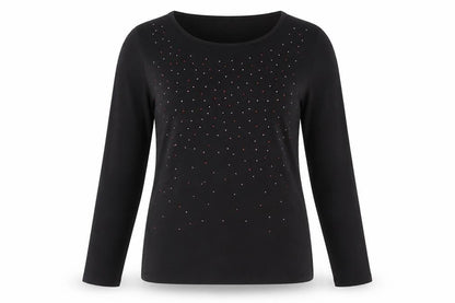 Womens UK Size 12 Laura Ashley Black  T-Shirt