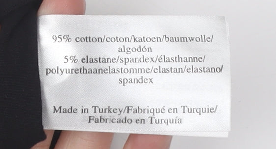 Laura Ashley Women's Black Rhinestone Long Sleeve Top