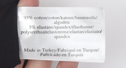 Laura Ashley Women's Black Rhinestone Long Sleeve Top