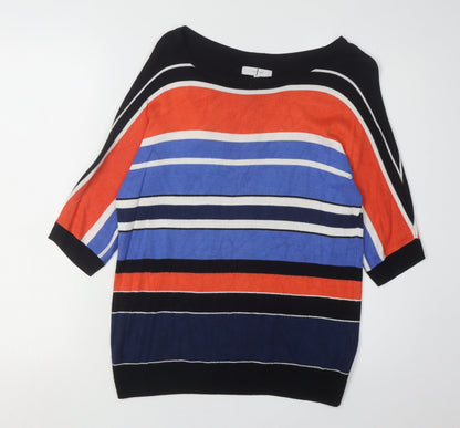 Jasper Conran Women's Multicoloured Striped Cardigan