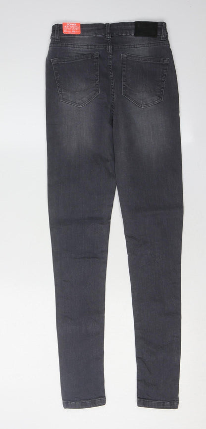Womens UK Size 26 Superdry  Skinny Black Jeans