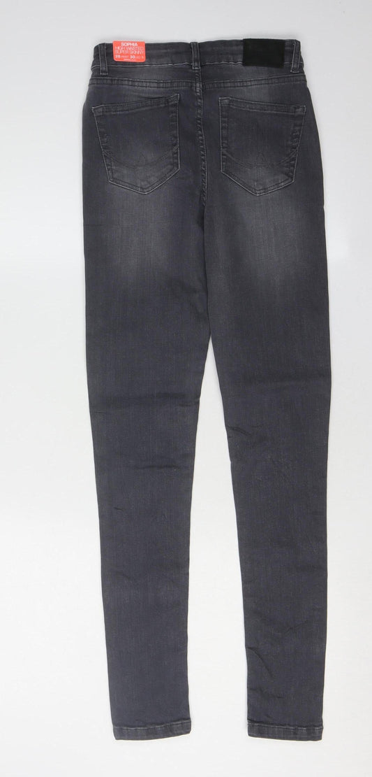Womens UK Size 26 Superdry  Skinny Black Jeans
