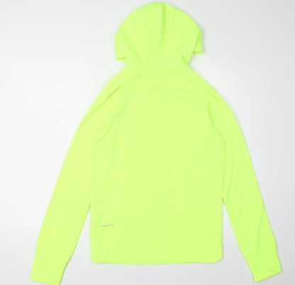 Nike Unisex Green Pullover Hoodie, S, Hooded, Logo