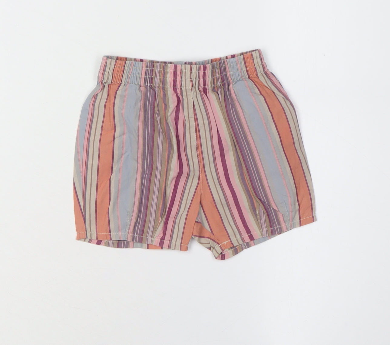 Kenzo Kids Multicoloured Striped Cotton Shorts 18M Unisex