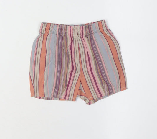 Kenzo Kids Multicoloured Striped Cotton Shorts 18M Unisex