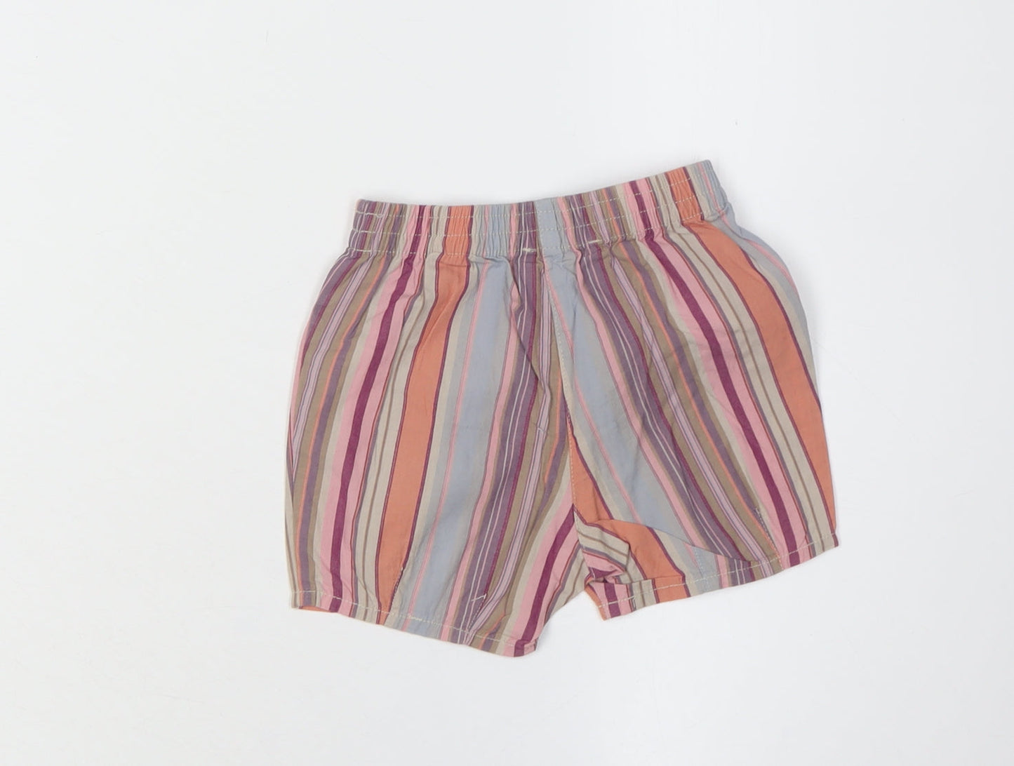 Kenzo Kids Multicoloured Striped Cotton Shorts 18M Unisex