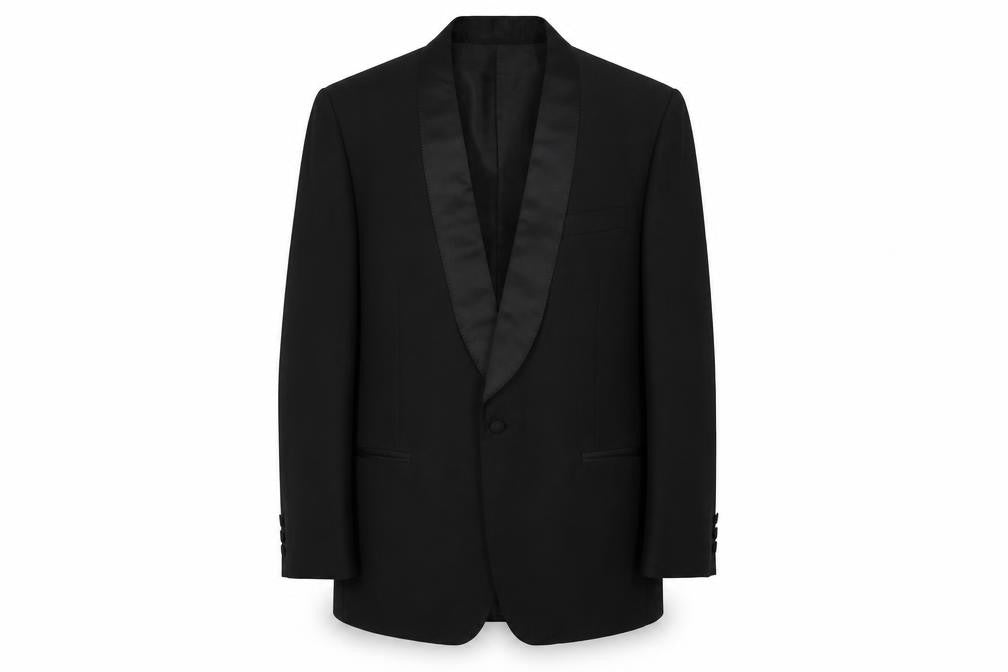 Mens UK Size 41 Dunn & Co Regular Black Suit Tuxedo