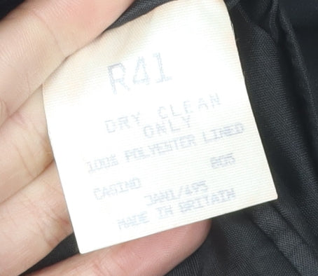 Mens UK Size 41 Dunn & Co Regular Black Suit Tuxedo