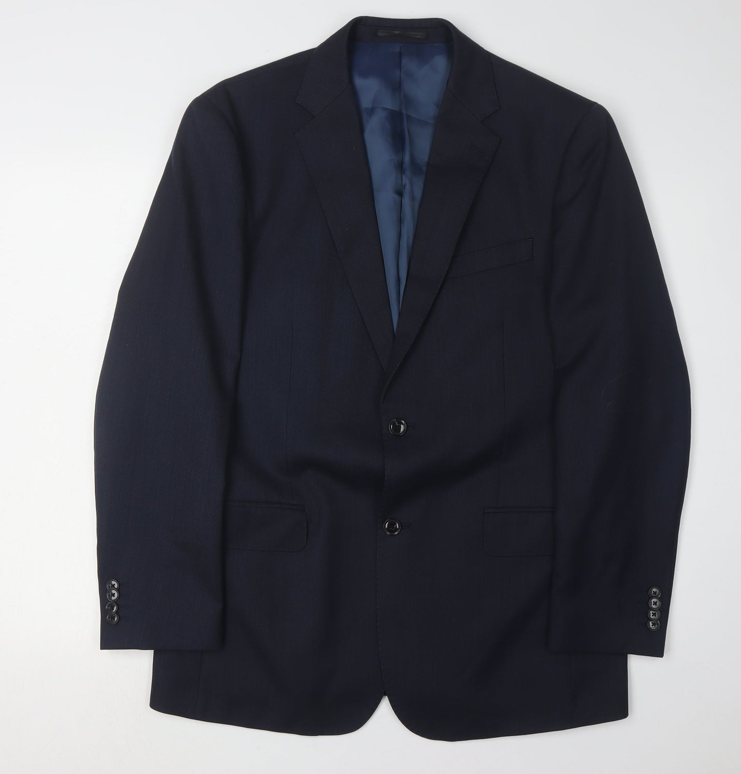 Mens UK Size 40 T.M.Lewin Regular Blue Suit Jacket