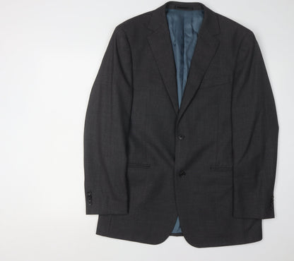 Mens UK Size 40 T.M.Lewin Regular Grey Suit Jacket