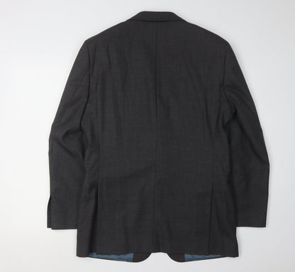 Mens UK Size 40 T.M.Lewin Regular Grey Suit Jacket