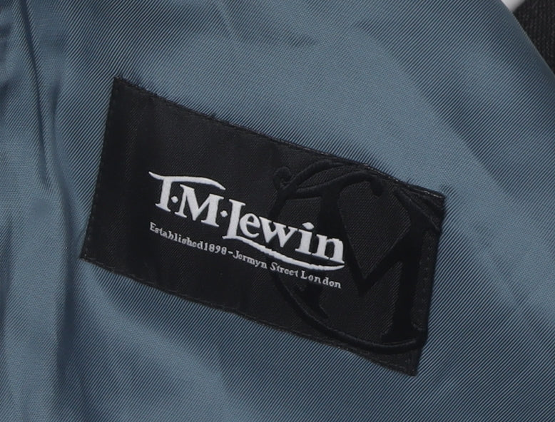 Mens UK Size 40 T.M.Lewin Regular Grey Suit Jacket