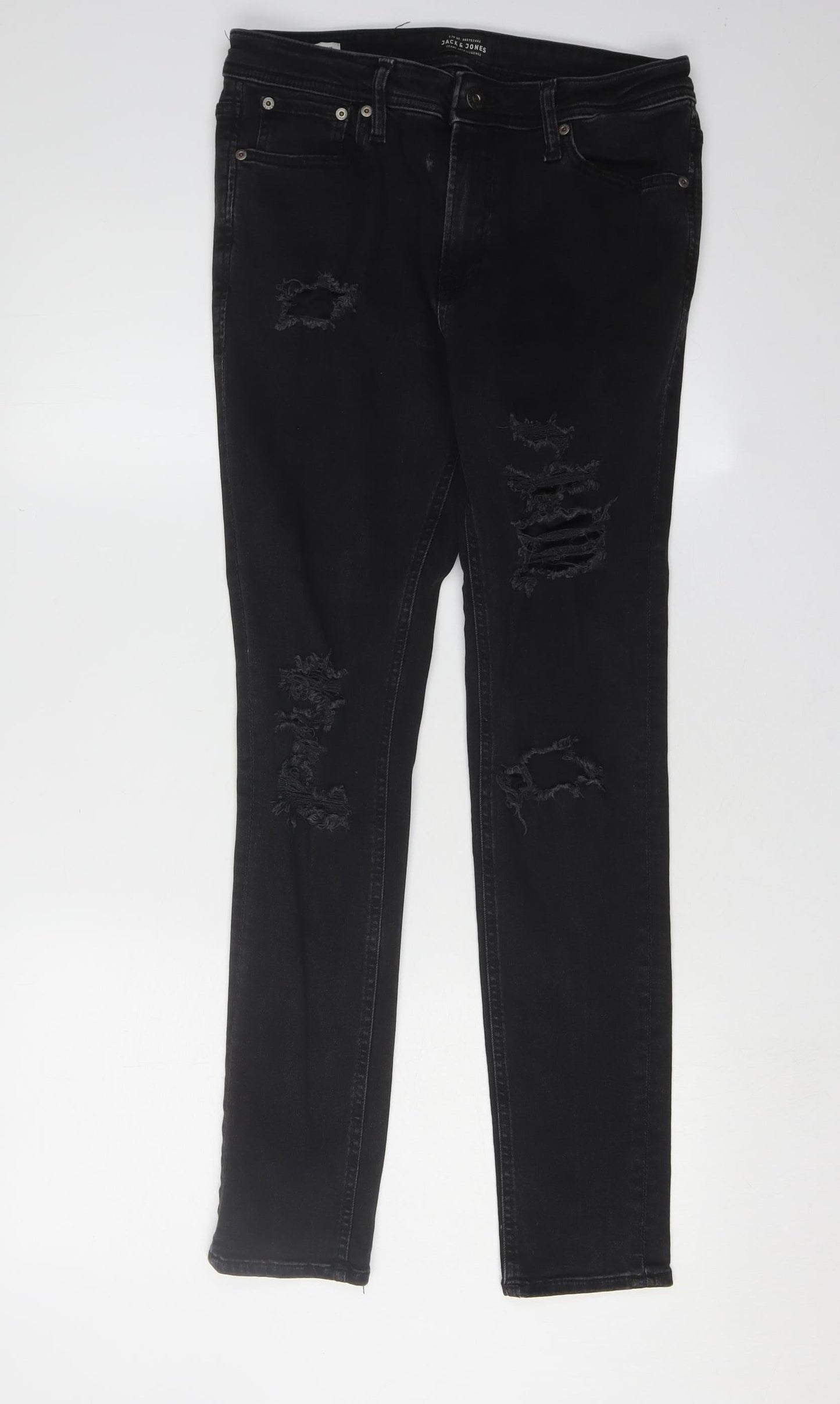 Jack & Jones Men's Black Skinny Jeans Size 30