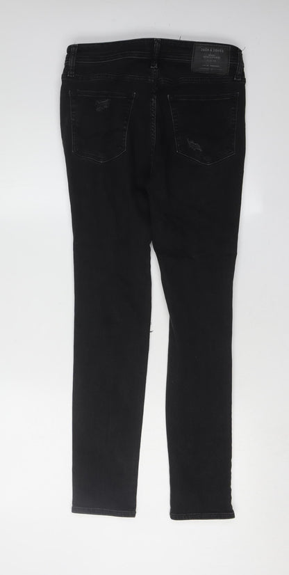 Jack & Jones Men's Black Skinny Jeans Size 30