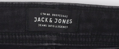 Jack & Jones Men's Black Skinny Jeans Size 30