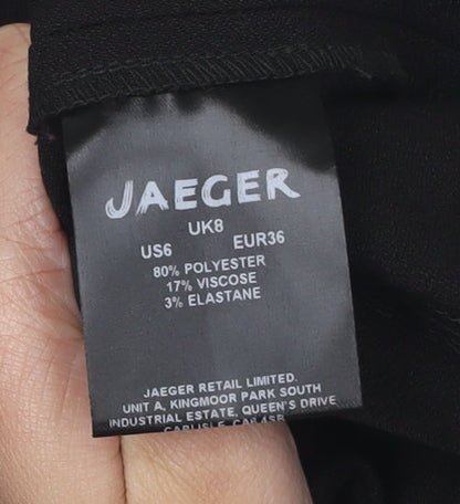 Jaeger Women's Black Sleeveless Dress Size 8