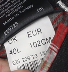 Mens UK Size 40 White Label Regular Black Suit Jacket