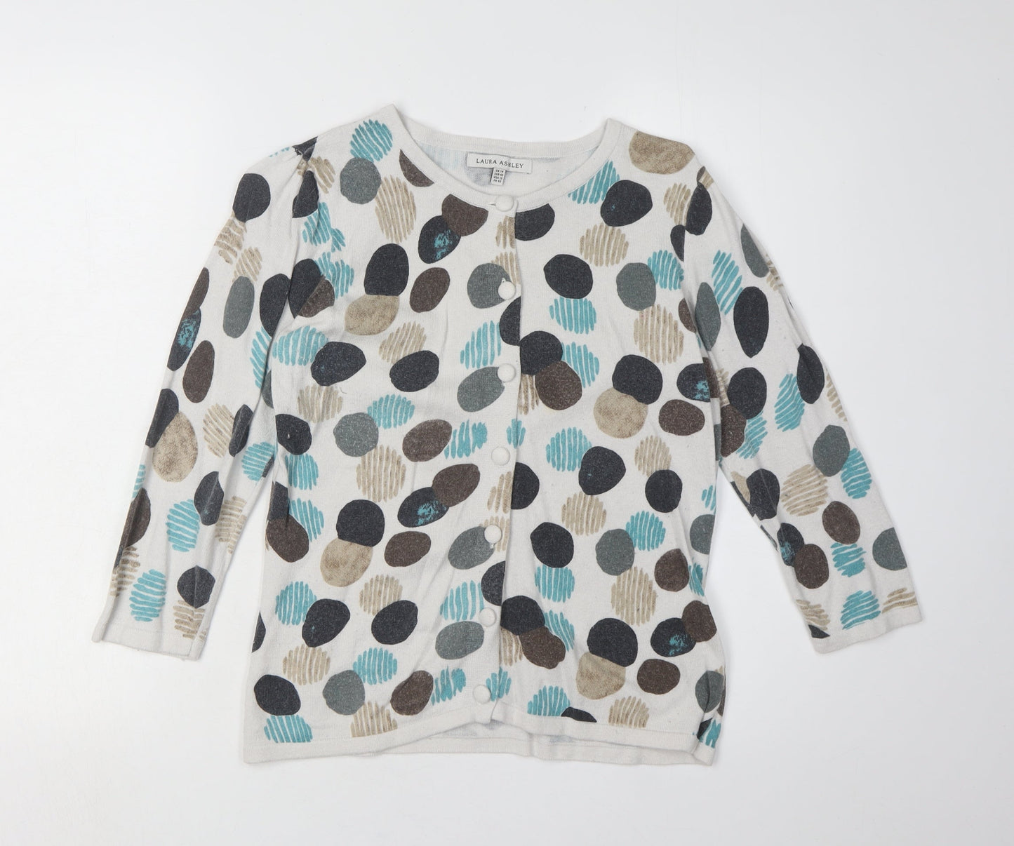 Laura Ashley Women's Geometric Cardigan UK 14