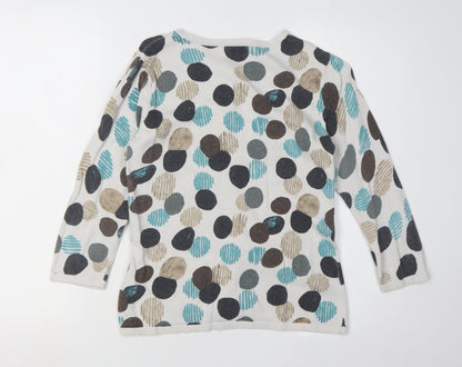 Laura Ashley Women's Geometric Cardigan UK 14