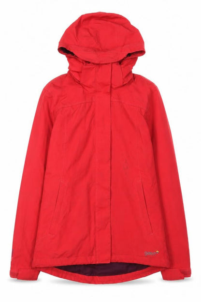 Womens UK Size 8 Gelert Red Anorak Coat