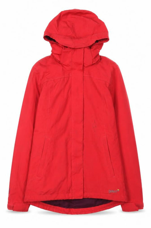 Womens UK Size 8 Gelert Red Anorak Coat