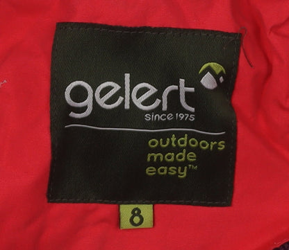Womens UK Size 8 Gelert Red Anorak Coat
