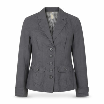 Laura Ashley Women’s Grey Blazer Size 8 Regular Fit