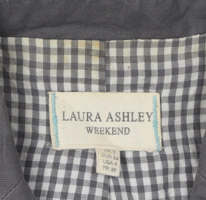 Laura Ashley Women’s Grey Blazer Size 8 Regular Fit