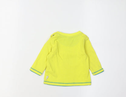 Ted Baker Baby Unisex Yellow Graphic Long Sleeve Top 3-6 Months