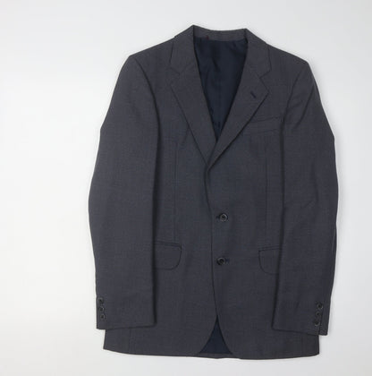 Mens UK Size 36 Centaur Regular Blue Suit Jacket