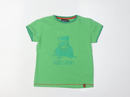 Peter Storm Boys Green Graphic Print T-Shirt 5-6 Years