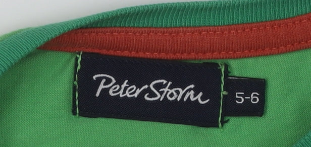 Peter Storm Boys Green Graphic Print T-Shirt 5-6 Years